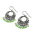 Sterling silver chandelier earrings, 'Moroccan Mint' - Sterling Silver Chandelier Earrings (image 2d) thumbail