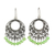 Sterling silver chandelier earrings, 'Moroccan Mint' - Sterling Silver Chandelier Earrings (image 2e) thumbail