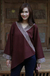 Cotton blouse, 'China Paths in Dark Brown' - Embroidered Cotton Blouse (image 2) thumbail