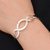 Sterling silver cuff bracelet, 'Waves' - Sterling Silver Cuff Bracelet
