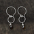 Smoky quartz dangle earrings, 'Mystic Solo' - Handcrafted Sterling Silver and Smoky Quartz Earrings (image 2c) thumbail