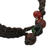 Rose quartz beaded bracelet, 'Dark Phoenix' - Beaded Multigem Bracelet (image 2e) thumbail