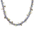 Gargantilla de perlas y citrinos - Collar de Perlas y Citrino
