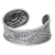 Sterling silver cuff bracelet, 'Thai Bouquet' - Sterling Silver Cuff Bracelet