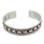 Sterling silver cuff bracelet, 'Elephant Parade' - Sterling Silver Elephant Cuff Bracelet thumbail