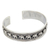 Sterling silver cuff bracelet, 'Elephant Parade' - Sterling Silver Elephant Cuff Bracelet (image 2b) thumbail