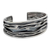 Sterling silver cuff bracelet, 'River' - Hand Crafted Sterling Silver Cuff Bracelet (image 2b) thumbail