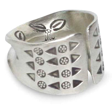 anillo de banda de plata - Anillo de banda de plata 950 moderno de Tailandia