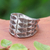 Silver band ring, 'The Enigma' - Modern 950 Silver Band Ring from Thailand