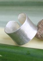 Sterling silver band ring, 'Be Original' - Modern Sterling Silver Band Ring