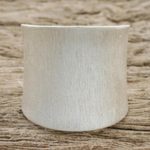 Sterling silver band ring, 'Be Bold' - Fair Trade Hill Tribe Sterling Silver Band Ring