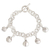 Silver charm bracelet, 'Ladybug Orchard' - Handcrafted Silver Charm Bracelet thumbail