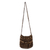 Coconut shell shoulder bag, 'Bouquets' (large) - Hand Made Coconut Shell Shoulder Bag (image 2b) thumbail