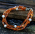Carnelian and pearl beaded bracelet, 'Warmth' - Handmade Beaded Carnelian and Pearl Bracelet