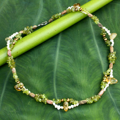 Peridot and seed pearl necklace, circa 1890 | Fine Jewels | 2023 | Sotheby's