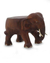 Wood stand, 'Thai Elephant' - Hand Carved Wood Stand