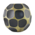 Mango wood vase, 'Black Soccer Ball' - Fair Trade Modern Mango Wood Vase (image 2c) thumbail
