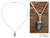 Labradorite pendant necklace, 'Subtle' - Handcrafted Sterling Silver and Labradorite Necklace (image 2) thumbail