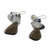 Pearl and quartz cluster earrings, 'Blossoming Night' - Pearl and Quartz Cluster Earrings (image 2d) thumbail