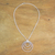 Sterling silver pendant necklace, 'Inner Circle' - Sterling silver pendant necklace (image 2b) thumbail