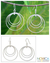 Sterling silver dangle earrings, 'Inner Circle' - Artisan Crafted Sterling Silver Dangle Earrings thumbail