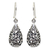 Sterling silver dangle earrings, 'Forest Tear' - Unique Thai Sterling Silver Dangle Earrings (image 2a) thumbail