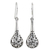 Sterling silver dangle earrings, 'Forest Fern' - Sterling Silver Dangle Earrings from Thailand thumbail