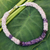 Rose quartz and amethyst beaded necklace, 'Sweet Sensations' - Rose quartz and amethyst beaded necklace thumbail