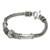 Sterling silver braided bracelet, 'Thai Legend' - Handcrafted Sterling Silver Chain Bracelet (image 2a) thumbail