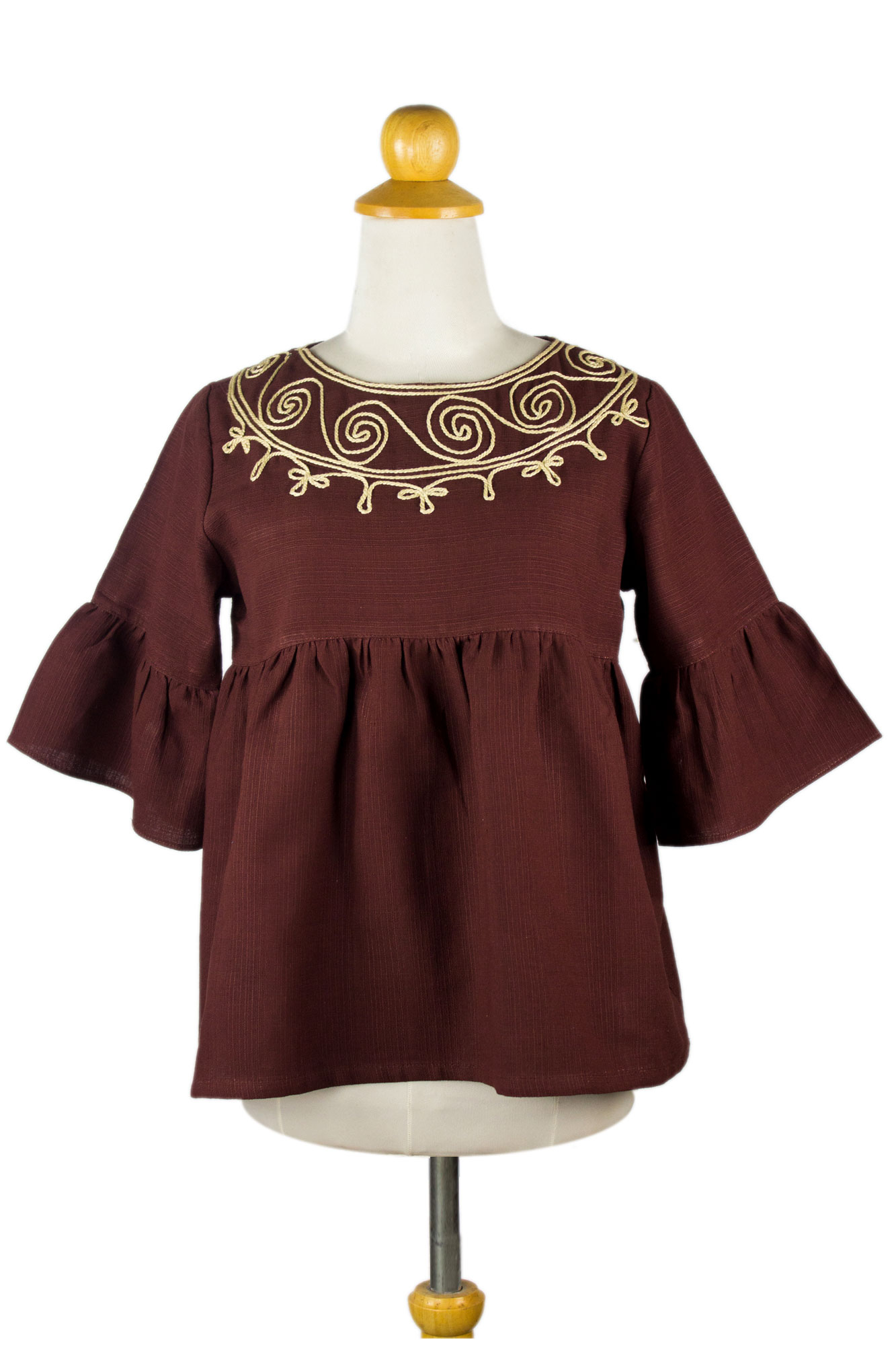 brown blouse uk