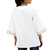 Cotton blouse, 'Cosmopolitan Cloud' - Hand Embroidered Tunic (image 2b) thumbail