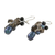 Pearl and smoky quartz cluster earrings, 'Surreal' - Smoky Quartz and Pearl Cluster Earrings (image 2c) thumbail