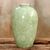 Celadon ceramic vase, 'Wildflower' - Fair Trade Green Celadon Ceramic Vase (image 2) thumbail