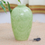 jarron de ceramica celadón - Jarrón de cerámica verde celadón de comercio justo