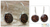 Kokosnussschalen-Ohrringe, 'Tropical Halo - Ohrringe aus Kokosnussschalen