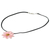 Natural flower necklace, 'World of Pink' - Hand Made Thai Natural Flower Necklace