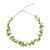 Cultured pearl and peridot strand necklace, 'Tropical Elite' - Handmade Cultured Pearl and Peridot Necklace thumbail