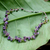 Cultured pearl and amethyst strand necklace, 'Tropical Elite' - Amethyst and Peridot Necklace Handmade in Thailand thumbail