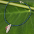 Perlenhalsband - Halskette mit Perlen- und Silberanhänger