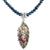 Perlenhalsband - Halskette mit Perlen- und Silberanhänger