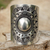 Sterling silver wrap ring, 'Hill Tribe Sun' - Handmade Sterling Silver Wrap Ring thumbail