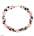 Collar de hilo de perlas y cuarzo rosa - Collar de hilo de perlas y cuarzo rosa con cuentas