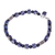 Quartz and lapis lazuli beaded bracelet, 'Blue Night' - Quartz and lapis lazuli beaded bracelet (image 2d) thumbail