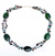 Halskette mit mehreren Edelsteinperlen, „Magical Enchantment“ – handgefertigte Edelsteinkette in Türkisfarben