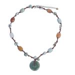 Jade beaded necklace, 'Ultimate Harmony' - Handcrafted Jade Beaded Necklace