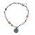 Jade beaded necklace, 'Harmony' - Handcrafted Jade Beaded Necklace thumbail