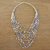 Pearl strand necklace, 'Peacock' - Fair Trade Bridal Pearl Strand Necklace (image 2b) thumbail