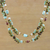 Pearl strand necklace, 'Delightful Blue' - Pearl strand necklace (image 2b) thumbail