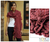Cotton scarf, 'Bold Red Chic' - Cotton scarf