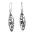 Sterling silver dangle earrings, 'Spring Daisy' - Hand Crafted Floral Sterling Silver Dangle Earrings (image 2a) thumbail